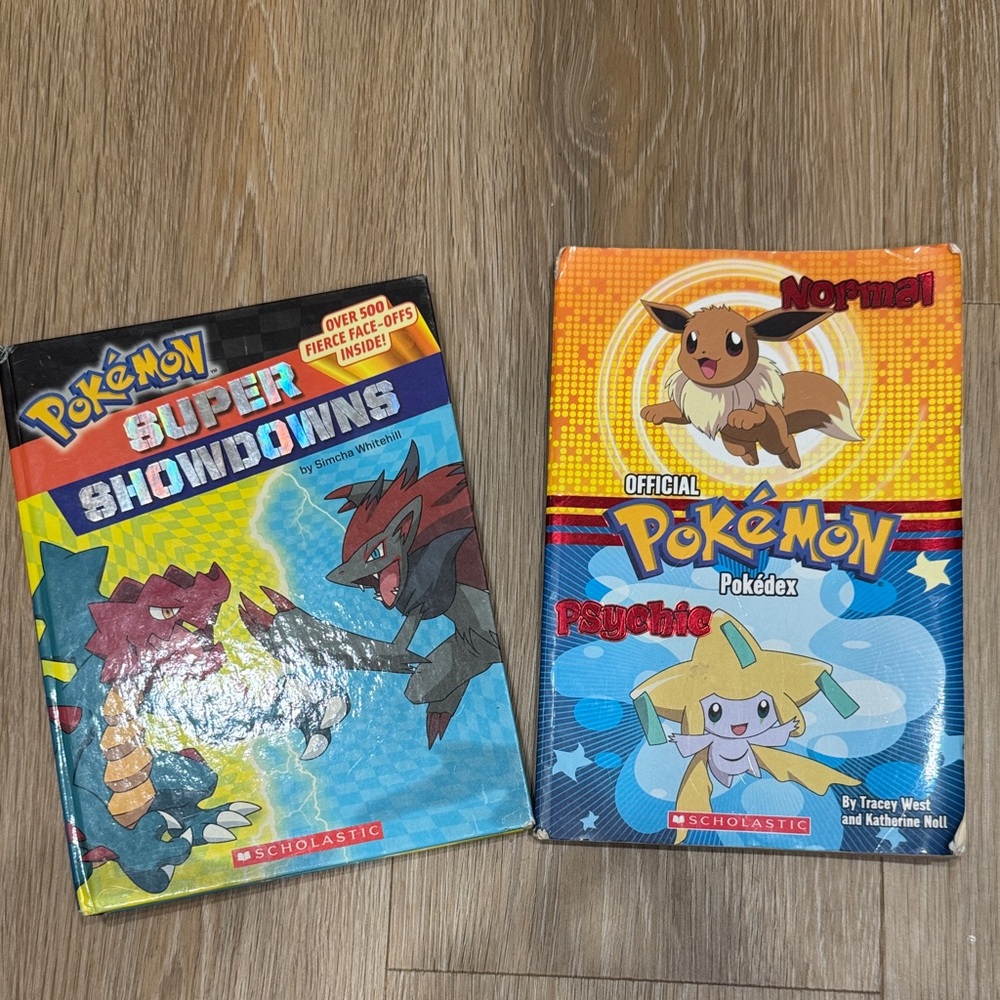 Scholastic Pokemon Super Showdowns and Pokedex Books